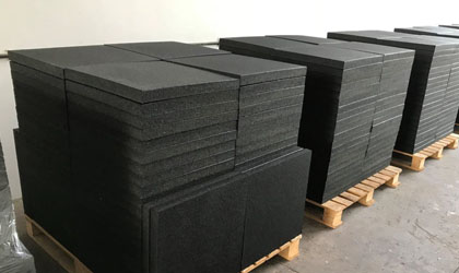 ballistic rubber tiles sample image