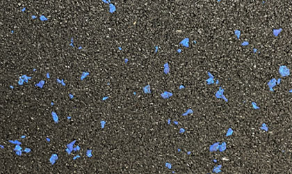 classic epdm rubber blue colour tiles