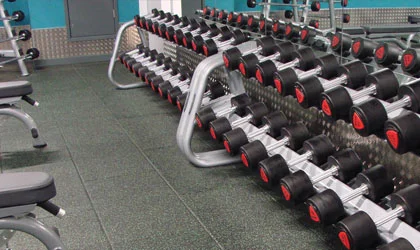 laminated rubber tiles gym flooring photos