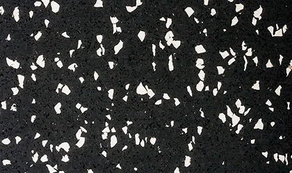 laminated rubber black and white tiles gym flooring